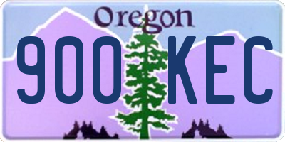 OR license plate 900KEC