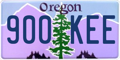 OR license plate 900KEE