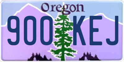 OR license plate 900KEJ