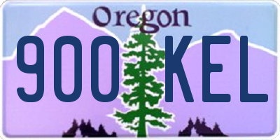 OR license plate 900KEL