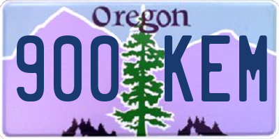 OR license plate 900KEM