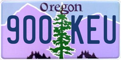 OR license plate 900KEU