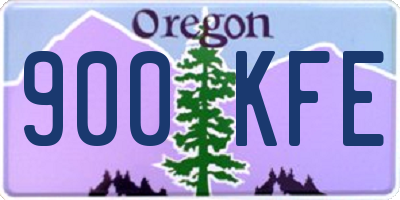 OR license plate 900KFE