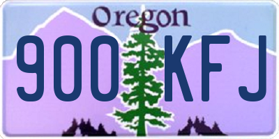 OR license plate 900KFJ