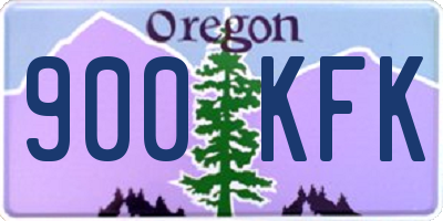 OR license plate 900KFK