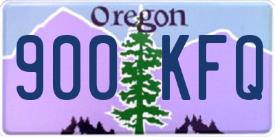 OR license plate 900KFQ