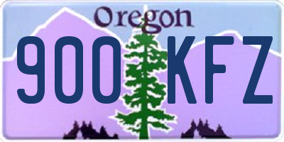 OR license plate 900KFZ