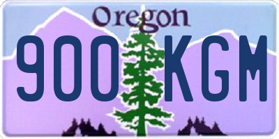 OR license plate 900KGM