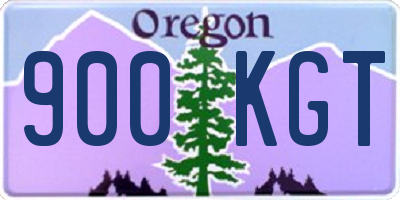 OR license plate 900KGT