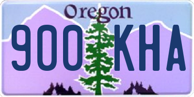 OR license plate 900KHA