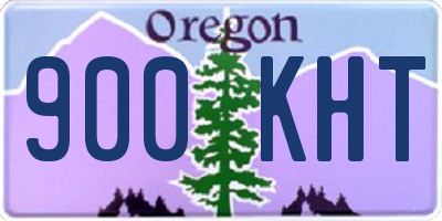 OR license plate 900KHT