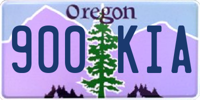 OR license plate 900KIA