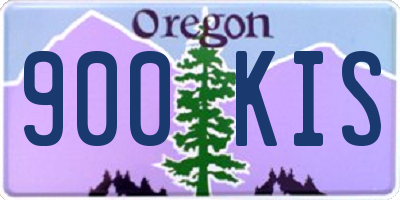 OR license plate 900KIS