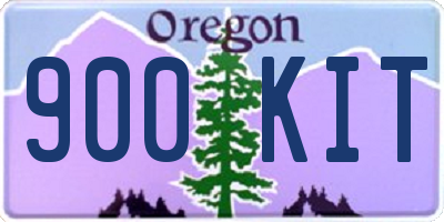 OR license plate 900KIT