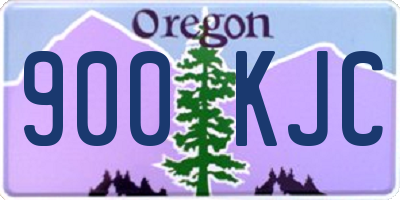 OR license plate 900KJC