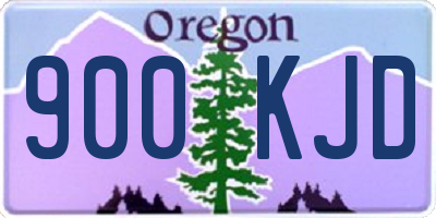 OR license plate 900KJD