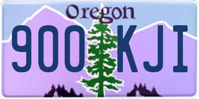 OR license plate 900KJI