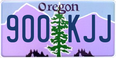 OR license plate 900KJJ
