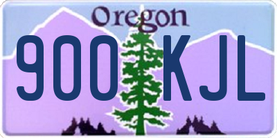 OR license plate 900KJL