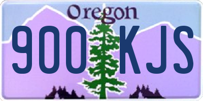 OR license plate 900KJS
