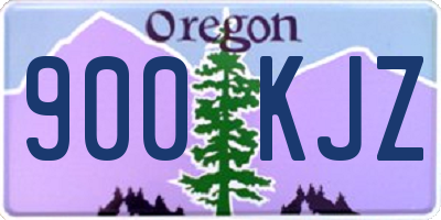 OR license plate 900KJZ