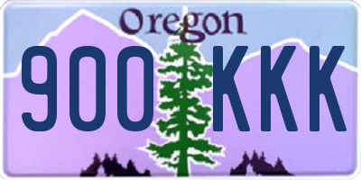 OR license plate 900KKK