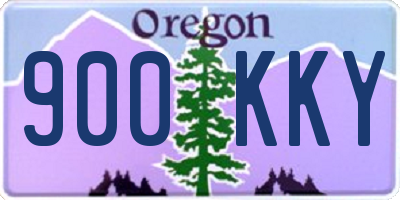 OR license plate 900KKY