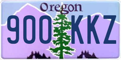 OR license plate 900KKZ