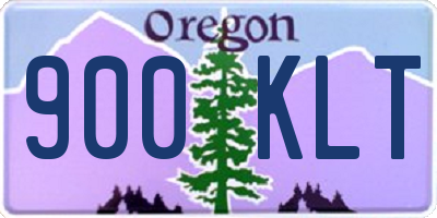 OR license plate 900KLT