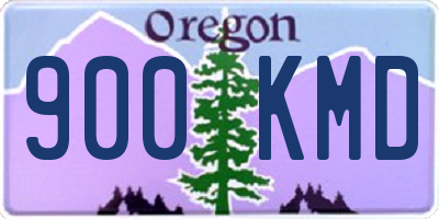 OR license plate 900KMD