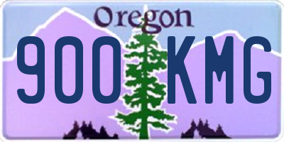 OR license plate 900KMG