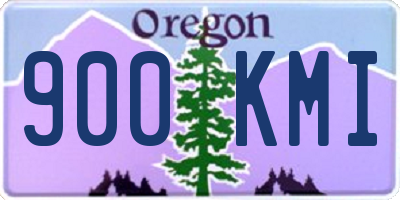 OR license plate 900KMI