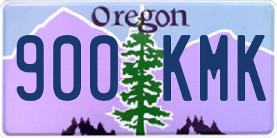 OR license plate 900KMK