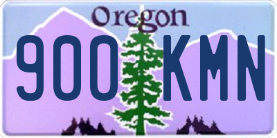 OR license plate 900KMN