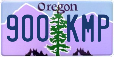 OR license plate 900KMP