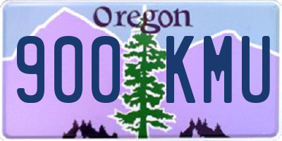 OR license plate 900KMU