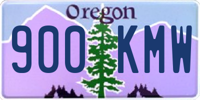 OR license plate 900KMW