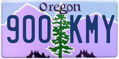 OR license plate 900KMY