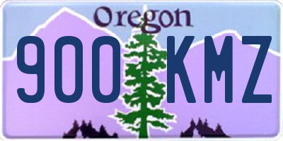 OR license plate 900KMZ