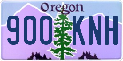 OR license plate 900KNH