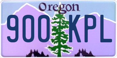 OR license plate 900KPL
