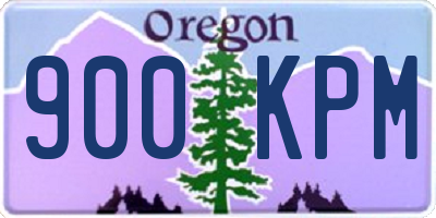 OR license plate 900KPM