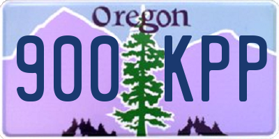 OR license plate 900KPP