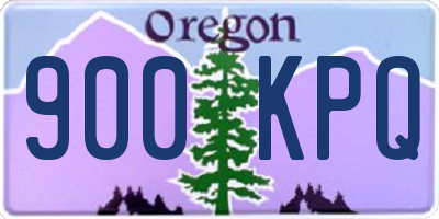 OR license plate 900KPQ