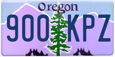 OR license plate 900KPZ
