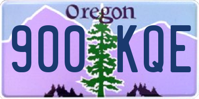 OR license plate 900KQE