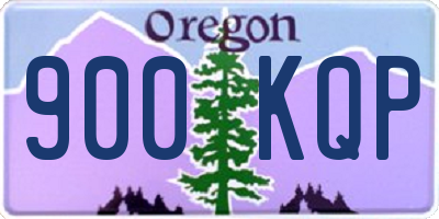 OR license plate 900KQP