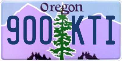 OR license plate 900KTI