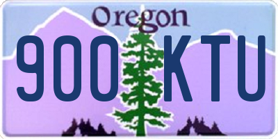 OR license plate 900KTU