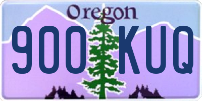 OR license plate 900KUQ